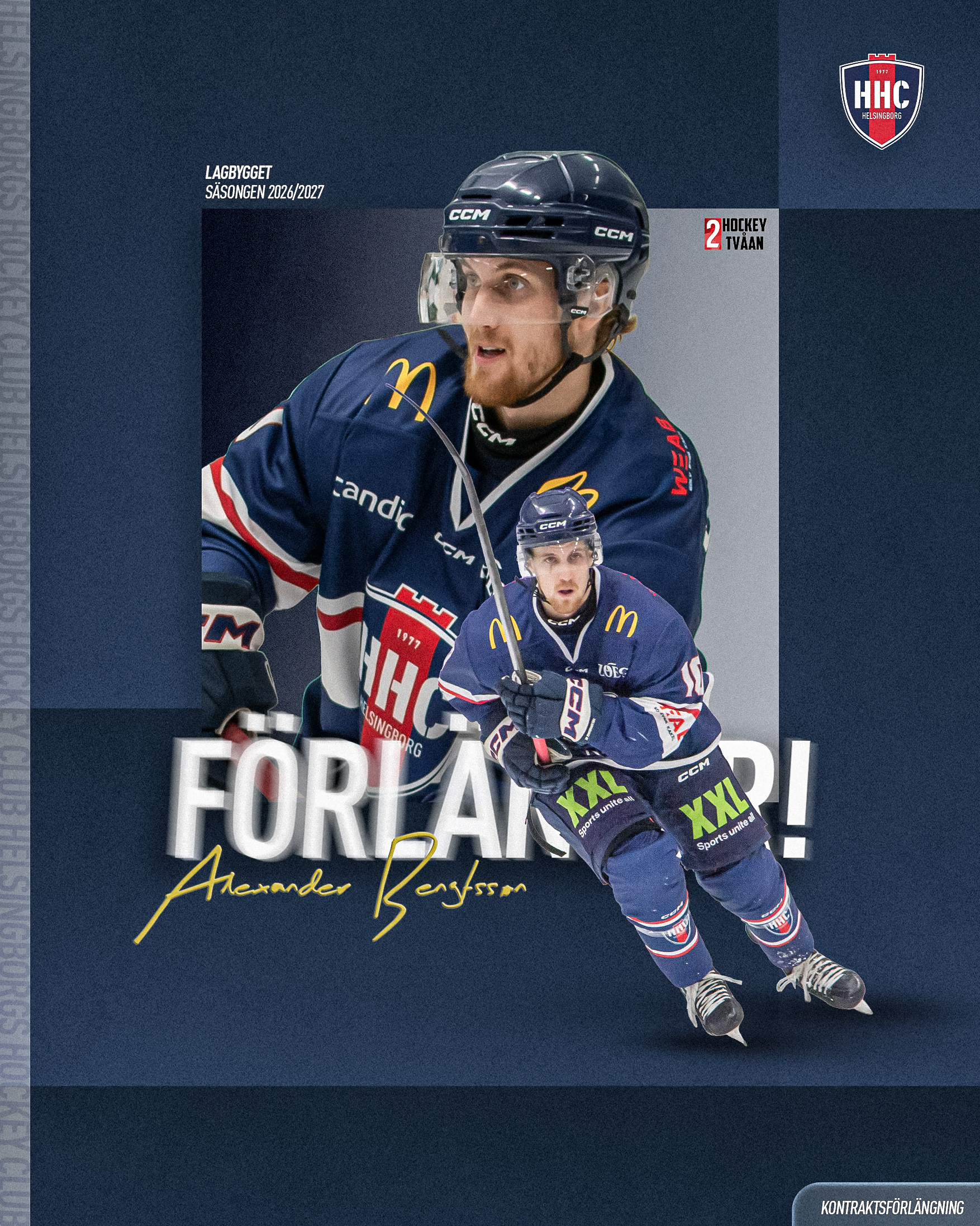 Alexander Bengtsson förlänger med HHC