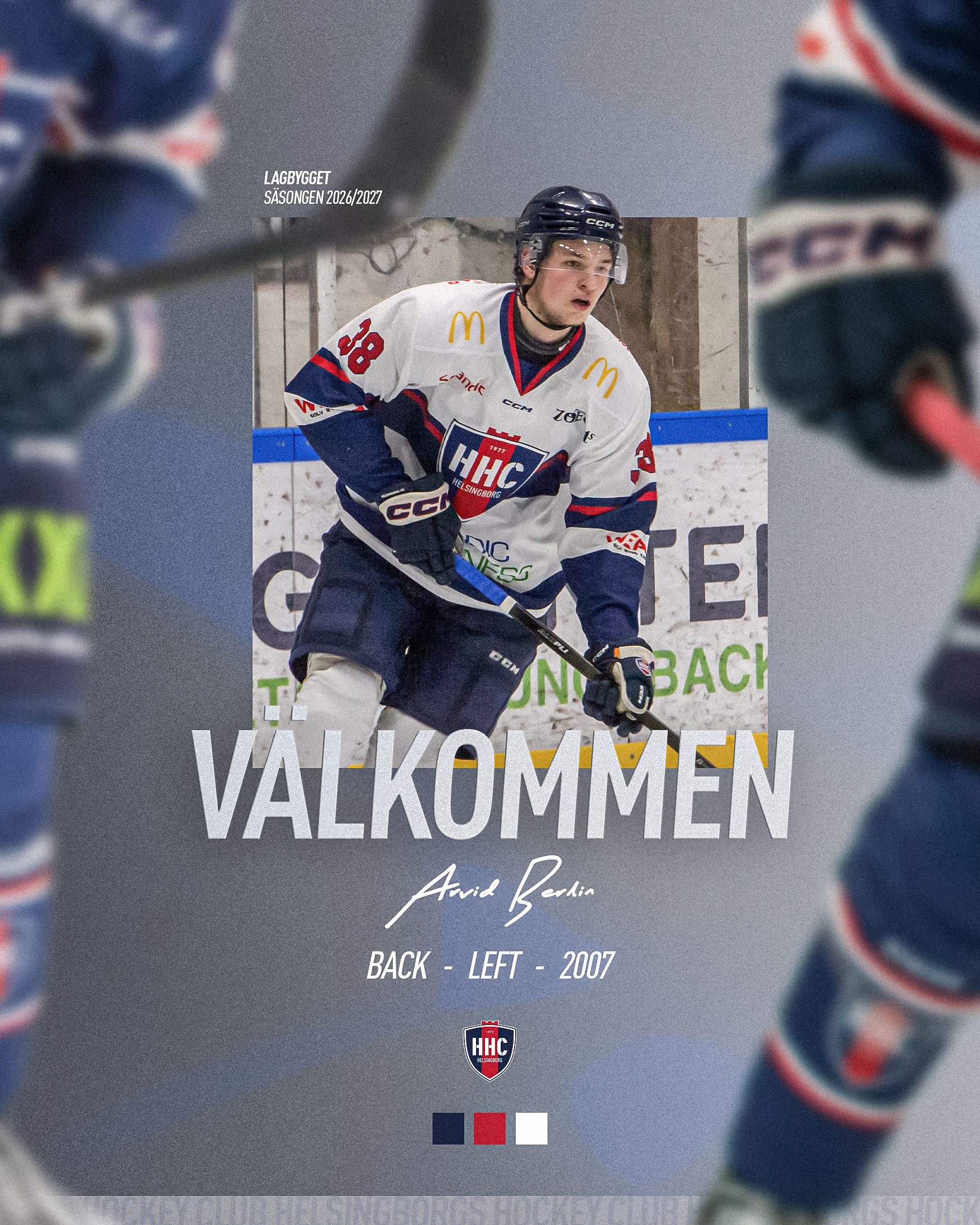 Arvid Berlin flyttar hem till HHC